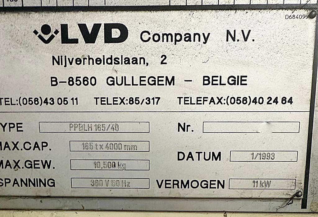 Press Brake Lvd PPBL-H 100-40/PPBL-H 165-40 - Thumbnail 8