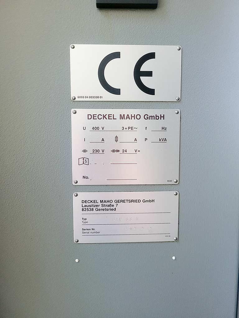 CNC Machining Center Deckel Maho DMC 63 H - Thumbnail 8