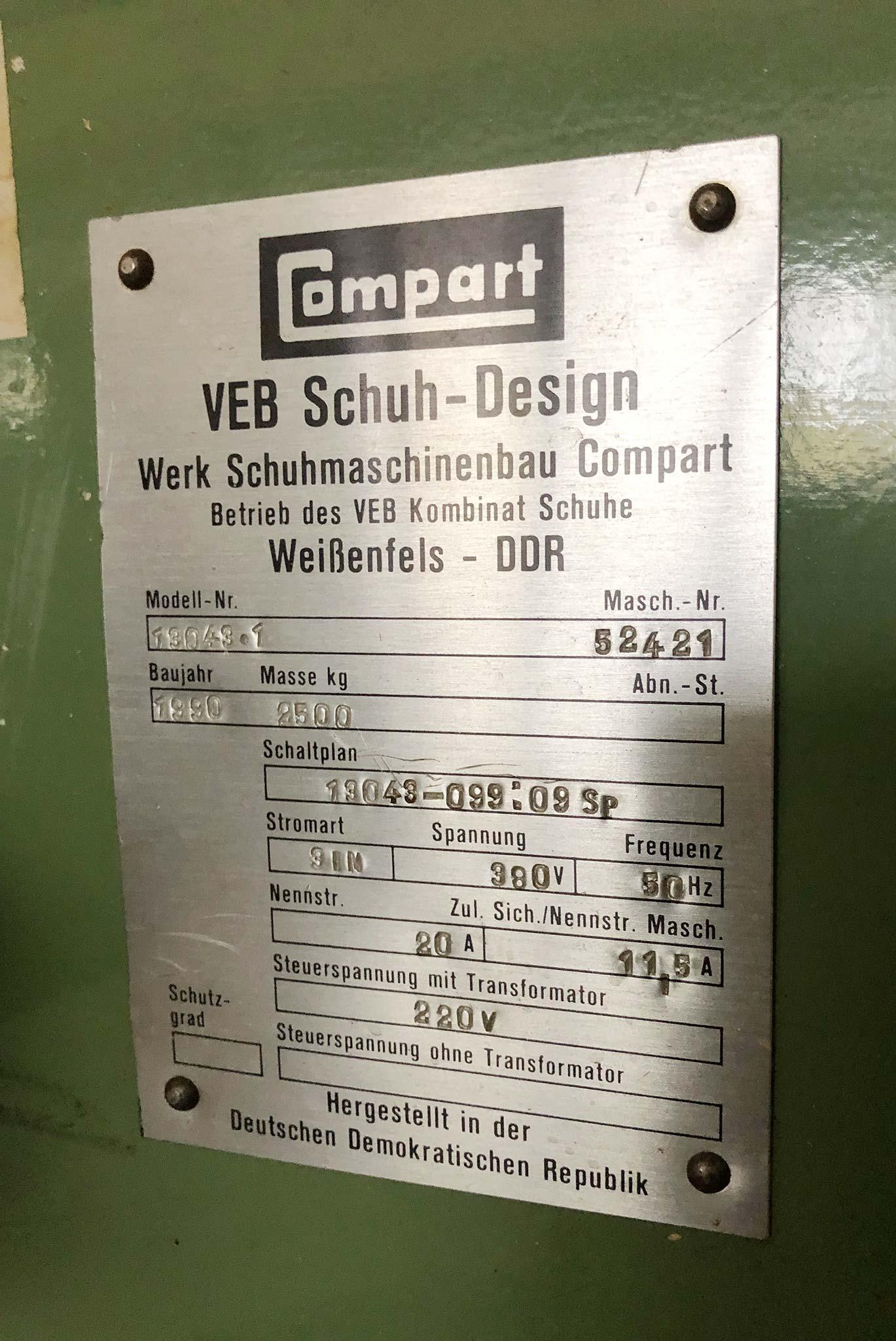 Receding Head Press Compart Veb Schuh design - Thumbnail 3