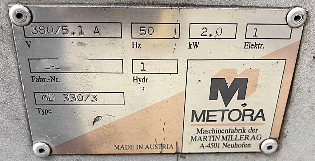 Band Saw Metora MB 330/3 - Thumbnail 2