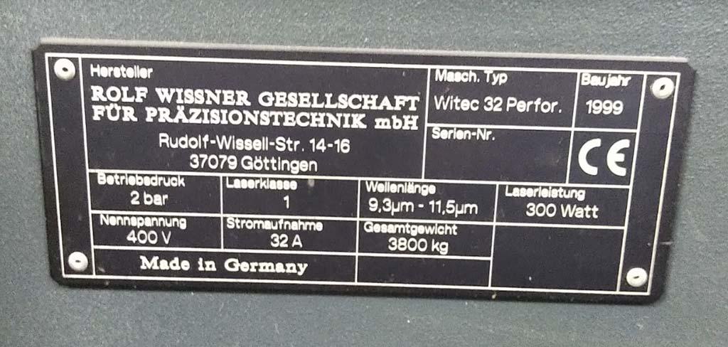 CNC Milling Machine Wissner Maschinenbau Witec 32 Performance - Thumbnail 3