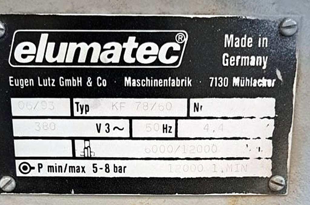 Ruchser/elumatec RU-FE/RU-EV-HS/KF 78-60 - Thumbnail 6