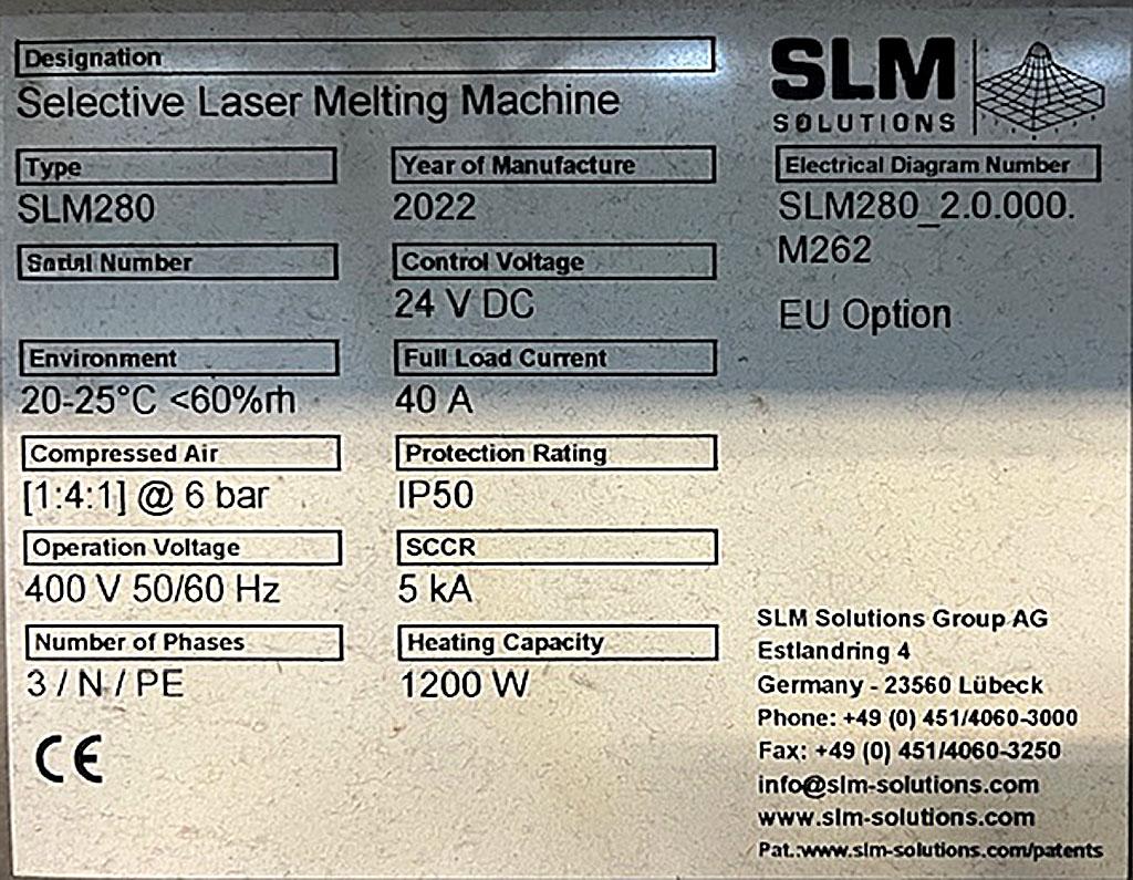Nikon Slm Solutions SLM280 2.0 Single 700W - Thumbnail 5